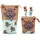 Oh My Pop! Oh My Pop Capybara-Cute Federmäppchen + 10-Farben-Stift + Radierbarer Gelstift, Mehrfarbig, 11,5 x 17 cm