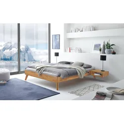 Hasena Massivholzbett Calvari, Farbe: -Kernbuche natur, geölt, verschiedene Größen