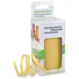 Präsent Geschenkband COTTONFIELD matt gelb 5,0 mm x 100,0 m