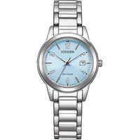 Citizen »FE1241-71L«, Armbanduhr, Damenuhr, Edelstahlarmband, Datum