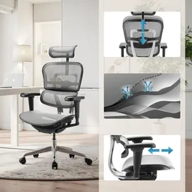 HJH Office Ergohuman Ultra Gen2 Netz Grau