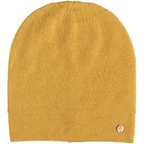 FRAAS Damen Mütze aus Kaschmir - 24 x 27 cm - warme Beanie für kalte Tage Honey - Einheitsgröße
