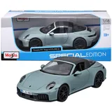 MAISTO Porsche 911 Targa 4 GTS Hybrid Metallic-grün 1:18