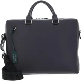 Coccinelle Man Soft Man Briefcase Grained Leather (12.99"), Notebooktasche, Grau
