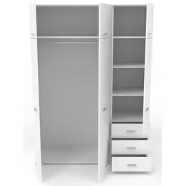 58 aufm Kessel KINDERZIMMER SET Parisot Sleep 5-tlg. Holzdekor Weiß/Eiche