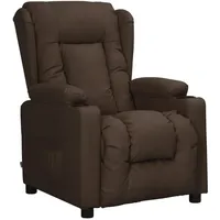 vidaXL Aufstehsessel Braun Kunstleder