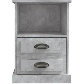 vidaXL Nachttisch Betongrau 43x36x60 cm