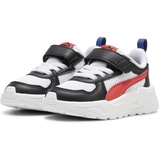 Puma Jungen Unisex Kinder Trinity Lite AC+ Inf Sneaker, White-Active Red Black, 22 EU