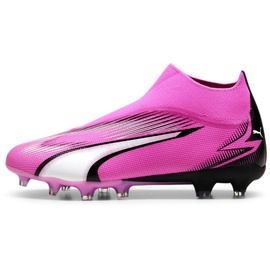 Puma Men Ultra Match+ Ll Fg/Ag Soccer Shoes, Poison Pink-Puma White-Puma Black, 40 EU - 40 EU