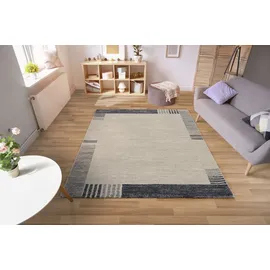 OCI DIE TEPPICHMARKE Teppich FRISCO (160x230 cm) Grau-blau