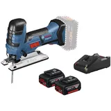 Bosch GST 18 V-LI S Professional inkl. 2 x 4,0 Ah + L-Boxx