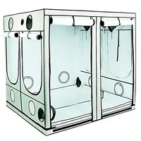 HOMEbox Ambient 200x200x220 cm - Zuchtzelt Growschrank Growzelt Zuchtbox Gewächszelt Homebox Lichtdicht Anbau Grow Indoor