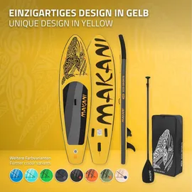 ECD Germany SUP Board Makani 320 x 80 x 15 cm gelb