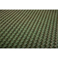 Progresja Polyrattan Balkonsichtschutz - Grün 0,9m x 5m