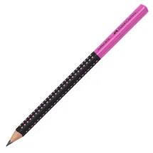 Faber-Castell Bleistift Jumbo Grip 1 St. schwarz/pink