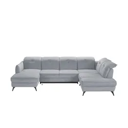 medium Wohnlandschaft inklusive diverser Funktionen Milan ¦ grau