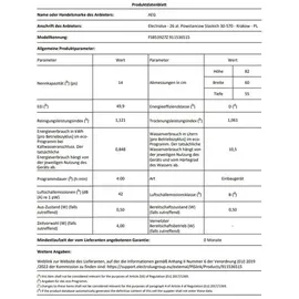 AEG FSB53927Z Einbau-Geschirrspüler (vollintegrierbar, 596 mm breit)