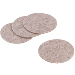 Untersetzer Alia Filz beige 4Stk 0,4cm 10,0cmØ