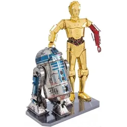 INVENTO 502667 Metal Earth: Star Wars Set C-3PO + R2D2 Box Vers.