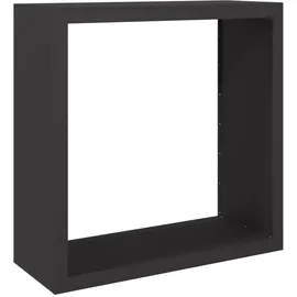 vidaXL Brennholzregal Stahl 100 x 40 x 100 cm Schwarz