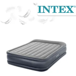 Intex Luftbett 203x152x42 cm mit integrierter Luftpumpe Gästebett