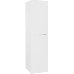 Seitenschrank WIHO KÜCHEN „Unna“ Schränke Gr. B/H/T: 50 cm x 200 cm x 57 cm, 1 St., front und korpus: weiß Seitenschränke 50 cm breit