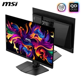 MSI MAG 271QPXDE QD-OLED E2 (26,5") QHD Gaming Monitor + Gratis Monitorarm