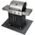 Tulup Grill-Unterlage 100 x 70 cm Metall Schwarz