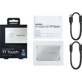 Samsung Portable T7 Touch 2 TB USB 3.2 silber