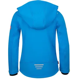 Trollkids Trollfjord Softshelljacke - Medium Blue / Green - 116 cm