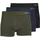 JACK & JONES JACBASIC BAMBOO TRUNKS unifarben grün S 3er Pack