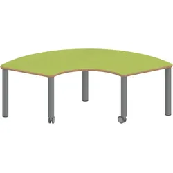 Tisch ZALOTTI mit Linoleum-Belag