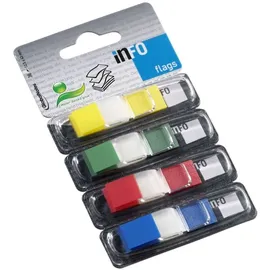 Info notes Haftstreifen flags, 12,5 x 43 mm, im Spender
