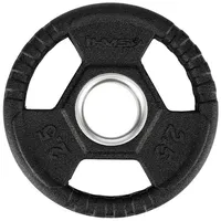 HMS Hantelscheibe Olympisch Gummiert 2,5 kg schwarz