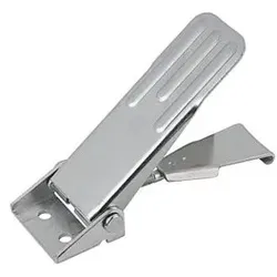 SPANNVERSCHLUSS MIT SPANNHAKEN EINSTELLBAR, ANSCHRAUBBOHRUNG SICHTBAR, FORM:A STANDARD, STAHL VERZINKT UND