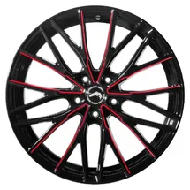 Barracuda Project 3.0 black gloss flashred 10x20 ET40 5x120 72,6,