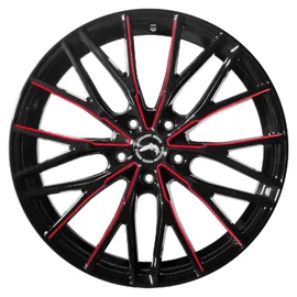 Barracuda Project 3.0 black gloss flashred 10x20 ET40 5x120 72,6,