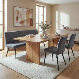 MCW Esszimmer-Set Grau 3er-Set