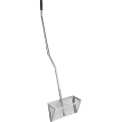 VEVOR Rasenrechen aus Aluminium & Edelstahl Rasenharke 130x40x25 cm Harke mit Metall-Filtergittern & Netz Rechen mit Stiel Silber geeignet zum Entfernen von Unkräuter Algen und Anderen Wasserpflanzen