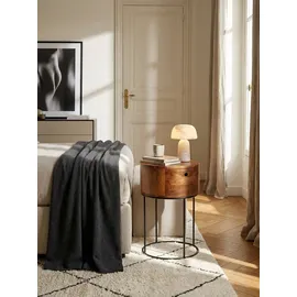 KADIMA DESIGN Nachtschrank 40 x 40 x 60 cm Braun