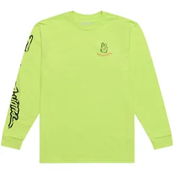 Troy Lee Designs Peace Out Langarmshirt, gelb, Größe M für Männer