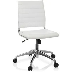 Bürostuhl / Drehstuhl TRISHA Kunstleder weiß hjh OFFICE