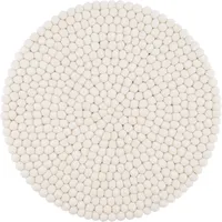 myfelt Linéa Sitzauflage Ø 36 cm Weiß
