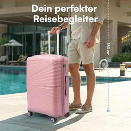 Xonic 4-Rollen Cabin 56 cm / 0 l beige/pink