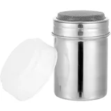 Hauojaus Puderzuckerstreuer​​ Mehlsieb​​ Edelstahl Kakaostreuer, 200ML ​​Mehlstreuer Zuckerstreuer​​ mit Deckel 6x8.5cm/2.36x3.35inch ​​für Backen Kakao,Kaffee,Schokolade,Zucker,Salz,Mehl