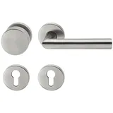 Meintürgriff Türdrücker Türgriff Wechselgarnitur Türklinke Edelstahl matt L-Form 1400.76.WG