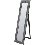 LEN-FRA Standspiegel Joris Spiegel Schwarz, Silber Schwarz /
