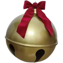 jectse Aufblasbare Weihnachtskugeln aus PVC, Weihnachtsdekorationen für den Außenbereich, Riesige Aufblasbare Weihnachtsdekorationen, Ornamentkugel mit Roter Schleife, für die (45cm)