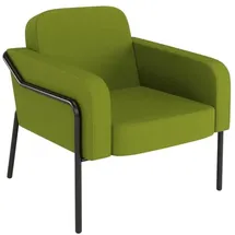 medso powered by paperflow Sessel MEDSO L Rund Kunststoff 75,0 x 74,3 x 73,6 cm Grün/Schwarz