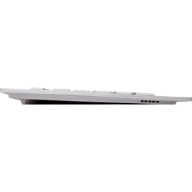 Cherry DW 8000 Wireless Tastatur DE Set weiß/silber